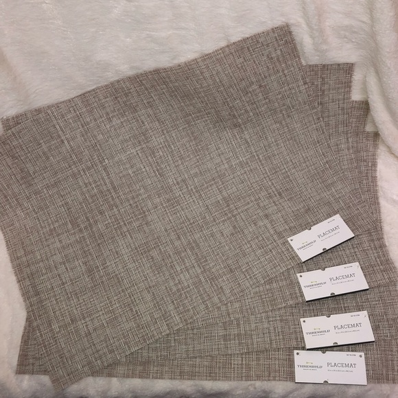 Threshold Other - Threshold Placemats Set of 4 NWT Wipe Clean